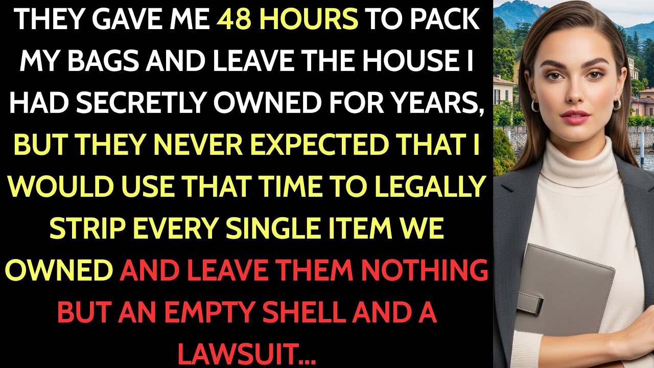 At 5 AM, my sister showed, 'Pack your things within 48 hours This house is ours now '