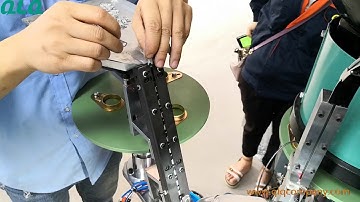 Auto-lock Slider Assembly Machine use guide: change the spare parts 02 QLQ-025A