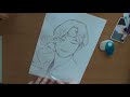 سمعها Pencil Drawing Kim Taehyung From BTS ( V ) - anime version |  Ким Тэхен из БТС срисовка