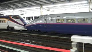 E2系J編成+E3系L55編成 東北新幹線 やまびこ・つばさ154号 発車 宇都宮駅