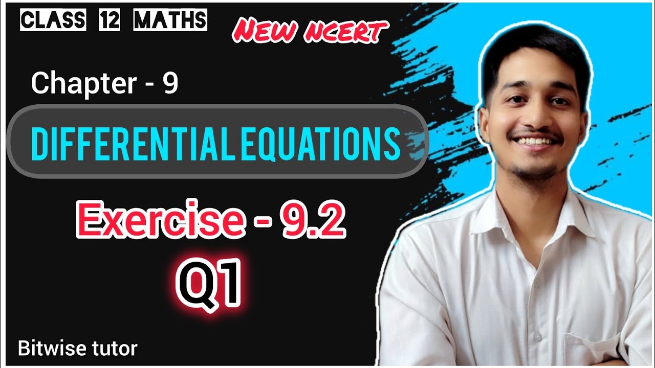 Ex 9.2 class 12 maths q1 | Ex 9.2 q1 class 12 | Question 1 exercise 9.2 ...