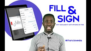 How to FILL ANd SIGN any document with your Phone or Tablet WATCH NOW screenshot 5