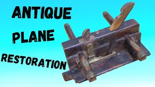 Antique Sash Fillister Plane Restoration from the 1800&quot;s