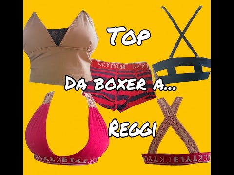 Come creare un reggiseno sportivo da dei boxer - senza macchina da cucire PARTE 1