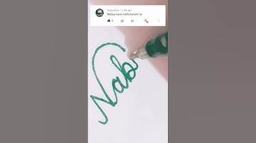 nabiya,, cursive arts calligraphy