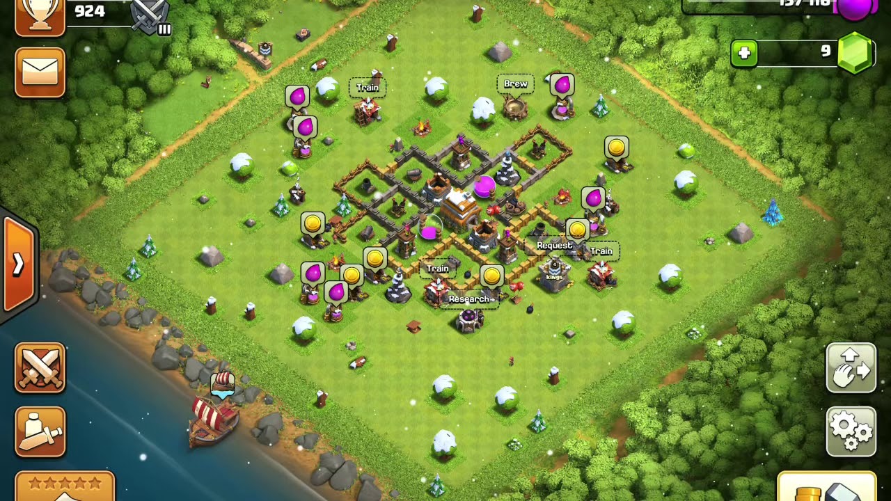 The best layout on clash clans - YouTube