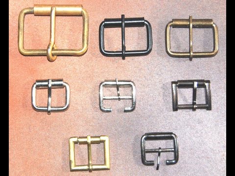 automatic pin roller bag buckle making machine - YouTube