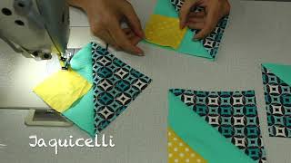 Patchwork - How to sew a square quickly 🔥 BEGINNER TIP #patchwork #diy