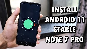 Install Stable Android 11 On Redmi Note 7 Pro!