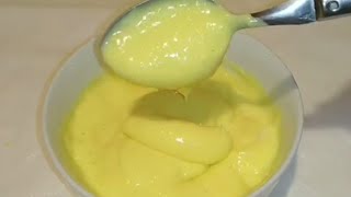 Crème pâtissière Sans œufs