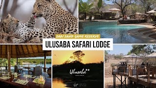 WOW! Richard Branson's ULUSABA Safari Lodge HIGHLIGHTS Sabi Sands SOUTH AFRICA