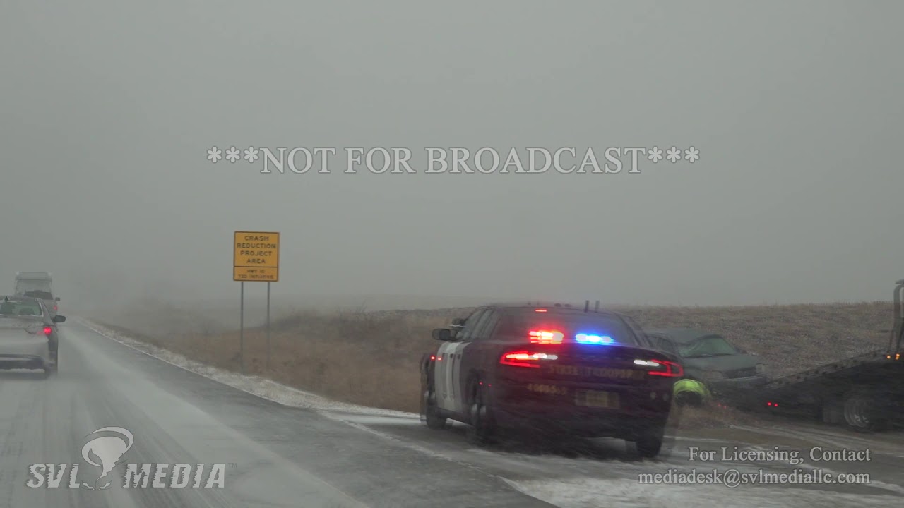 Kimball, MN Blizzard Conditions creating hazardous travel across the