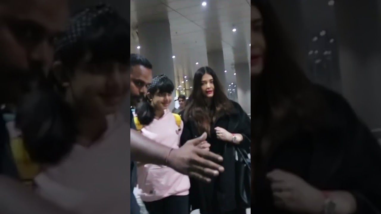 Bacchan family spotted at airport arrival