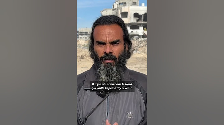 Gaza: les déplacés de retour dans des champs de ruines