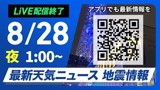 ウェザーニュースの配信のサムネイル画像