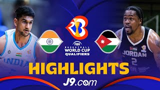 🇮🇳 India v 🇯🇴 Jordan | J9 Basketball Highlights