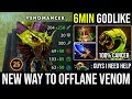 WTF 6MIN GODLIKE? - NEW Best Offlaner 7.22h Monster Venomancer Scepter + Vessel 100% Deleted Huskar