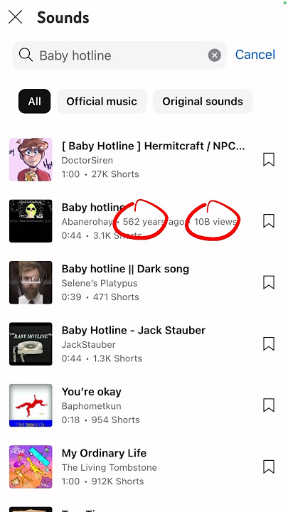Why Is Baby Hotline 562 Years Old With 10 BILLION VIEWS!? #shorts #babyhotline