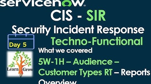 CIS-SIR | Day5 5W-1H - Audience - Customer Type - Reports Overview #Shorts #Short