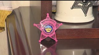 Deputies to wear pink badges in October for breast cancer
