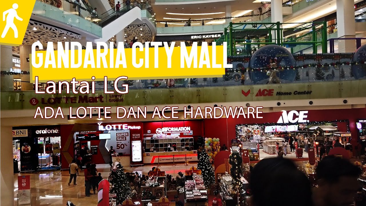 Jalan sebelum natal Gandaria  City  lantai  LG YouTube