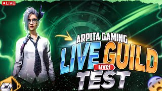 FF LIVE ✨ GUILD TEST 👻 || FF LIVE GUILD TEST #freefirelive #nonstopgaming #classyff #rahulffofficial