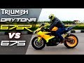 Triumph Daytona 675 VS 675R | Comparison Test Ft. Rough Rider
