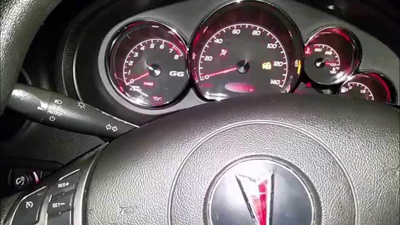 Cold start 2007 Pontiac g6 - YouTube