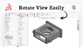 How To Rotate View In Solidworks Camera Control