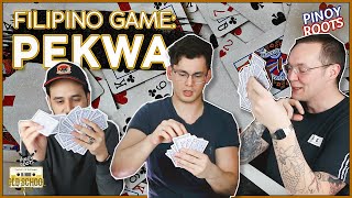 Playing Pekwa with Friends (Filipino card game) | High Stakes ;)