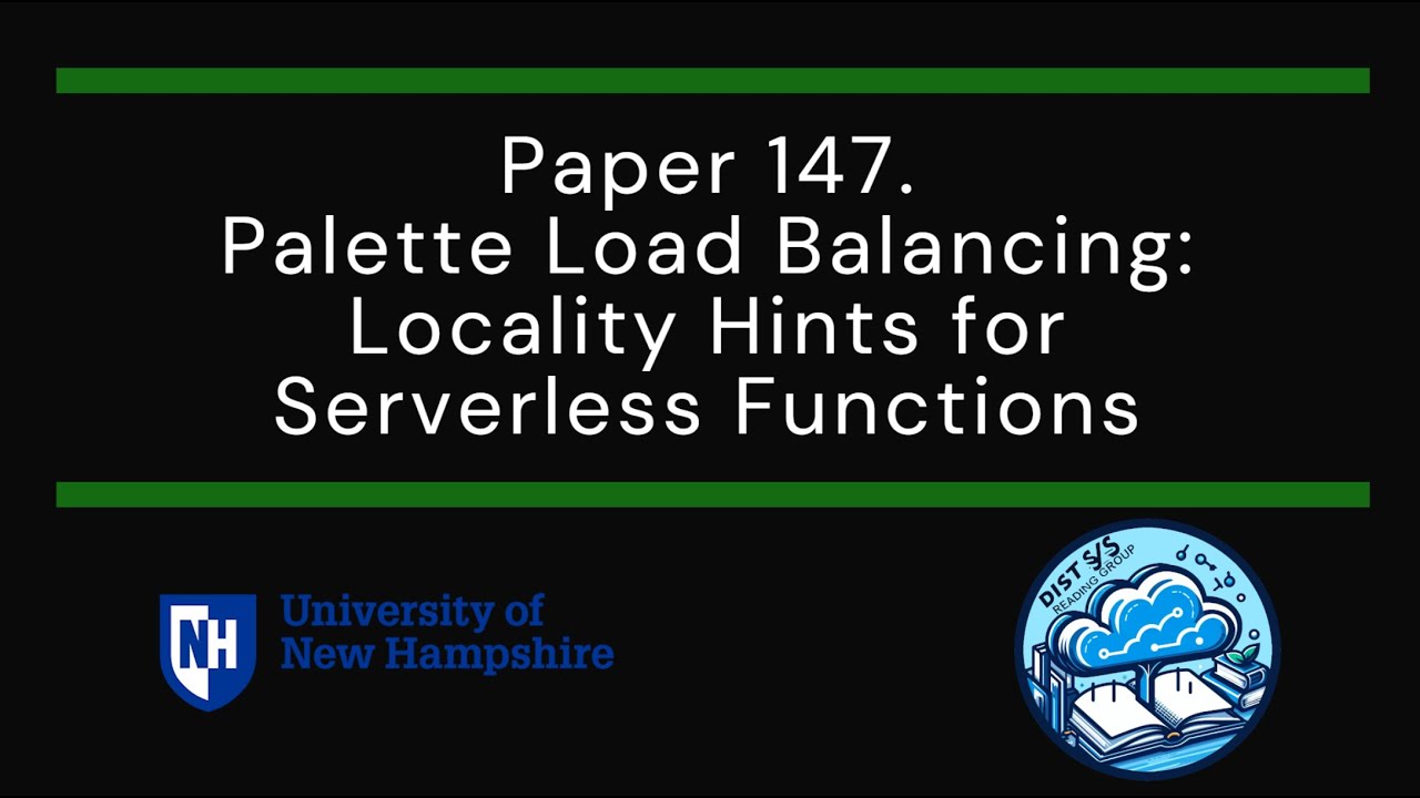 Paper 147 palette load balancing locality hints for serverless