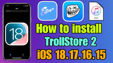 How to install TrollStore iPA on iPhone/iPad iOS 18/17/16/15 No need PC & Without JB