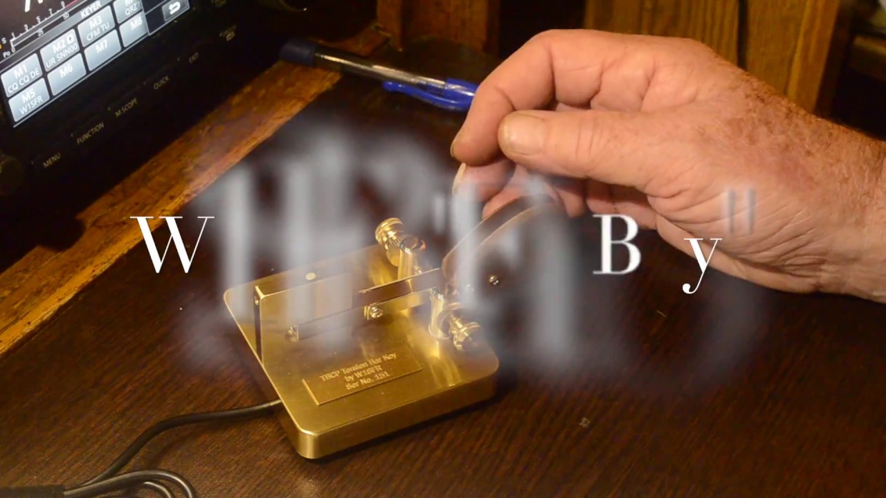 Clé Morse W1SFR Blackstone – Cootie/Paddle Pour Amateur Radio, Neuf !