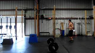 OC throwdown qualifier winner Jesse Baz on workout #1