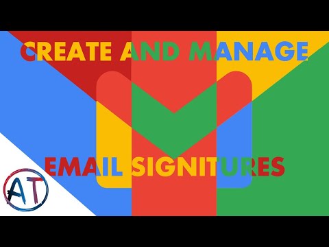 How to create and edit an email signiture on Gmail 2020