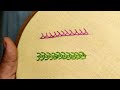 Gujarati outline stitches |Tutorial