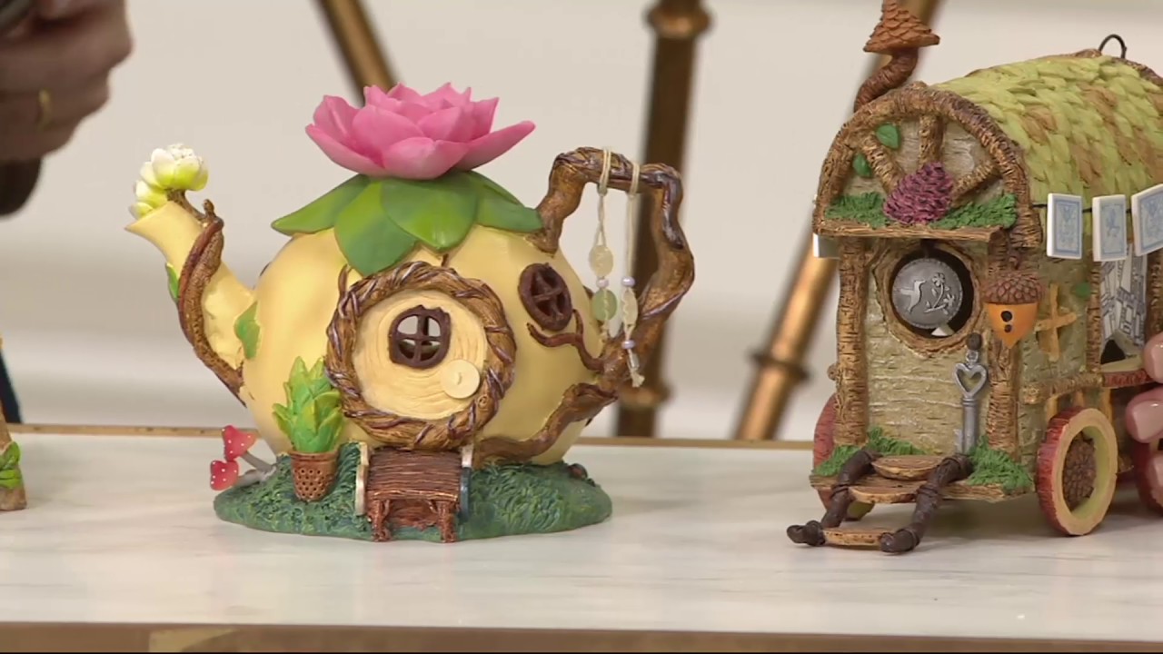 Hallmark Indoor Outdoor Fairy Garden House On Qvc You Hallmark Indoor Outdoor Fairy Garden House On Qvc