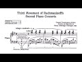 Rachmaninovgrainger  piano concerto no 2 3rd movement audio  sheet music