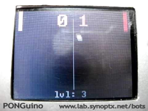 PONGuino -- Arduino & S65 Shield -- 2 Player MiniGame