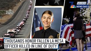 Thousands honor La Mesa police officer killed in the line of duty | San Diego News Daily