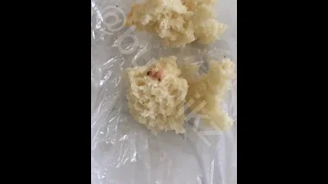 Живой червь в хлебе