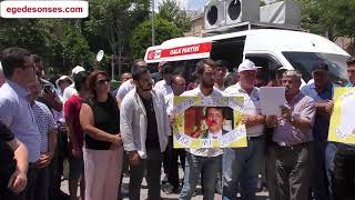 Bergama Milli Eğitim Müdürüne Protesto