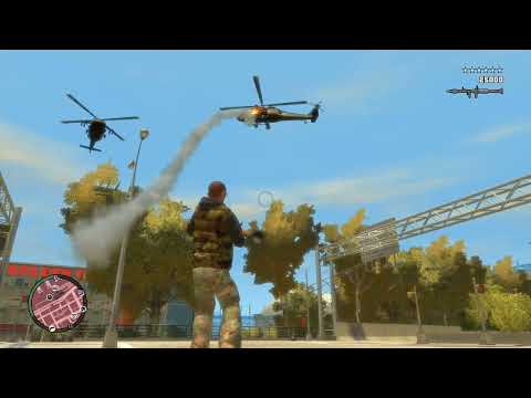 GTA 4 - Burger Shot Mafia Shootout + Six Star Escape - GTA 4 - Burger Shot Mafia Shootout + Six Star Escape