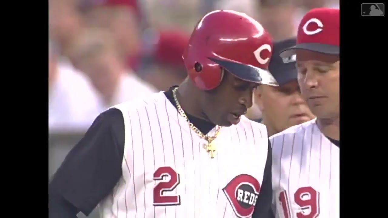 Deion Sanders 2001 Throwback, Deion Sanders made the most of his return in  this 2001 throwback., By Cincinnati Reds Highlights