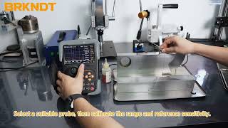How to Detect Internal Weld Indications with a Portable Ultrasonic Flaw Detector| M-Ultral10 UT Demo