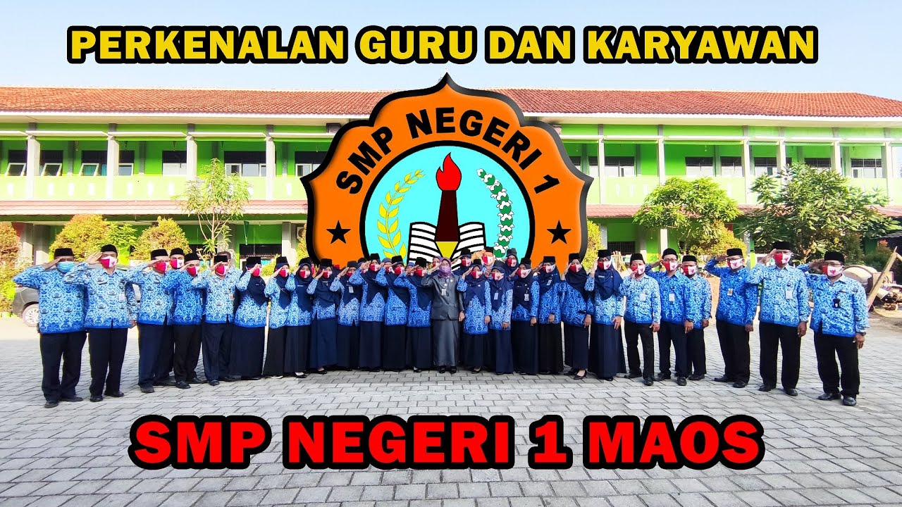 Perkenalan Guru dan Karyawan SMP Negeri 1 Maos Tahun Pelajaran 2021/2022