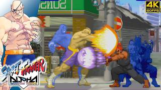 Street Fighter Alpha - Sagat Arcade 1995 4K 60Fps