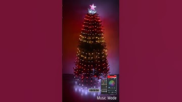Christmas Tree Lights Programmable Digital Pixel RGB LED Lights #HelloFairyAPP #rgblights #DIY