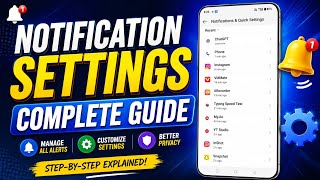 Notification Settings Complete Guide 🔥 | How To Manage Notifications on Android 2026 screenshot 2