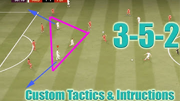 FIFA 21| My Custom Tactics & Instructions For The 3-5-2 Formation. Most Enjoyable Formation In Game!
